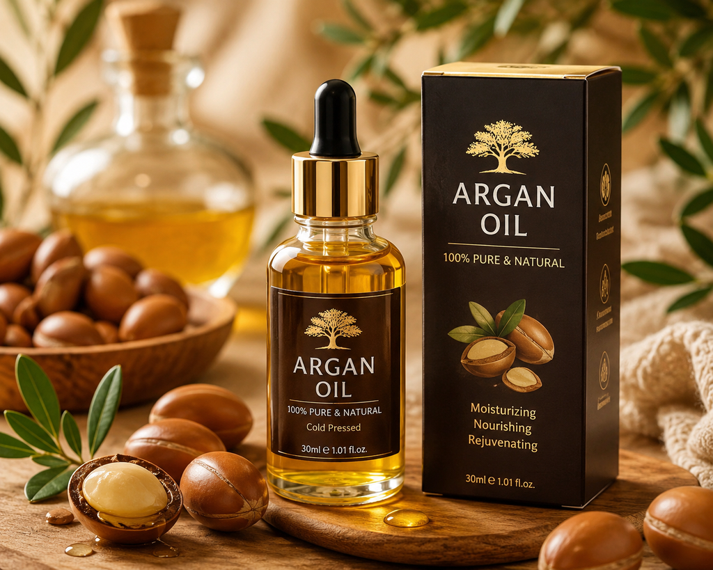 Pure Moroccan Argan Oil – Organic Skin & Hair Care